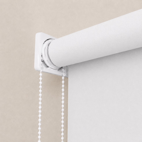 Persiana Rol&ocirc; Solar 0% Branca Off-White