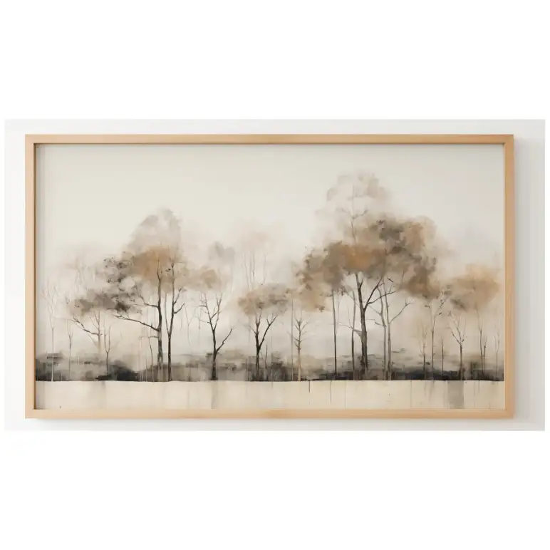 Quadro Decorativo N°213 - Panorâmico Abstrata - Ondas do Mar - Galix