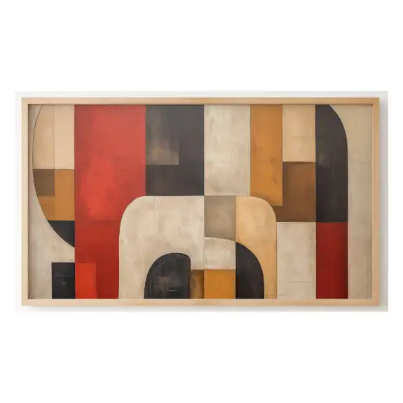 Quadro Decorativo N°104 - Panorâmico Construtivista - Galix