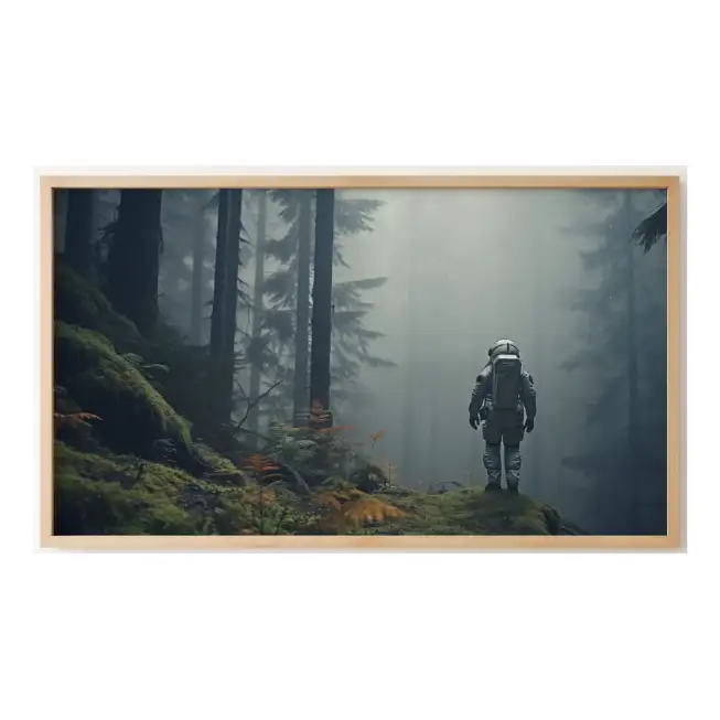 Quadro Decorativo N°250 - Panorâmico - Astronauta - Galix