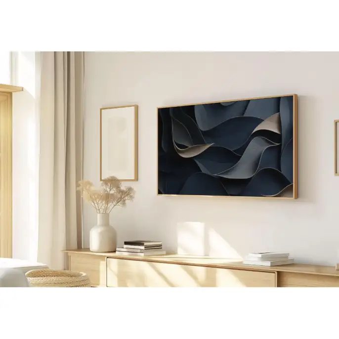 Quadro Decorativo N°212  - Panorâmico Botânica - Ondas do Mar - Galix