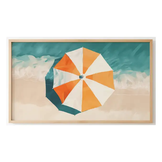 Quadro Decorativo N°194 - Panorâmico Praia Guarda - Sol - Galix