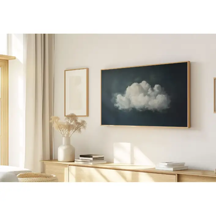 Quadro Decorativo N°189 - Panorâmico Nuvem Realista - Galix