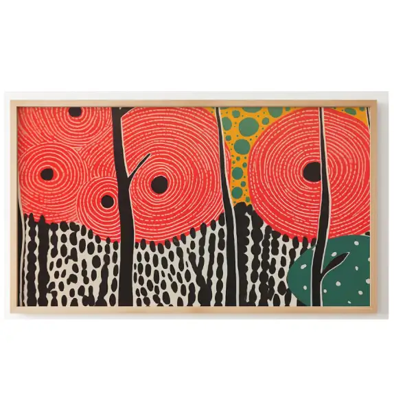 Quadro Decorativo N°140 - Panorâmico Abstrato - Étnico Paisagem - Galix