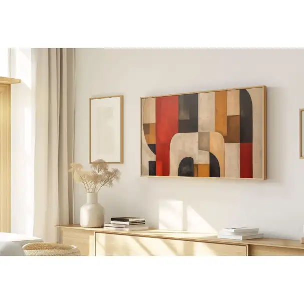 Quadro Decorativo N°104 - Panorâmico Construtivista - Galix