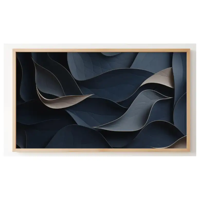 Quadro Decorativo N°212  - Panorâmico Botânica - Ondas do Mar - Galix