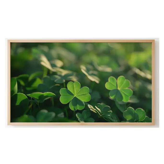 Quadro Decorativo N°142 - Panorâmico Botânico - Trevos - Galix