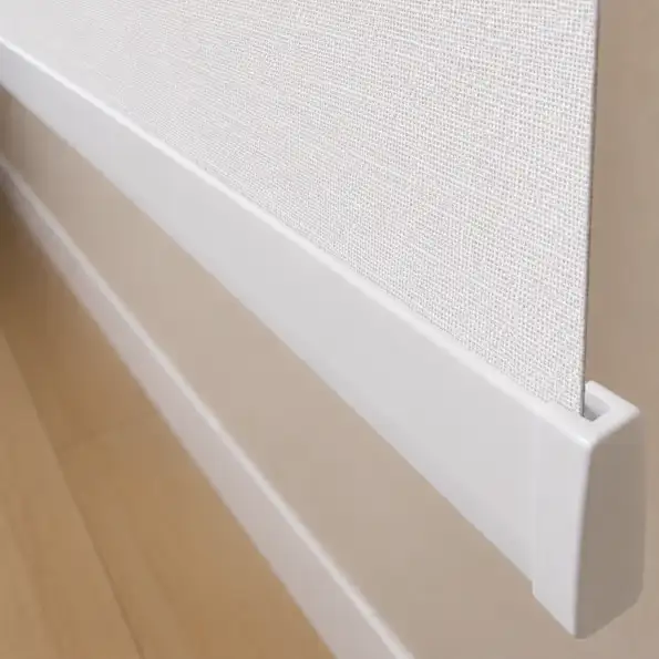 Cortina Persiana Rolô Solar 5% Branca Off-White