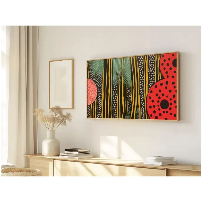 Quadro Decorativo N°135 - Panorâmico Abstrato - Étnico Gráfico - Galix