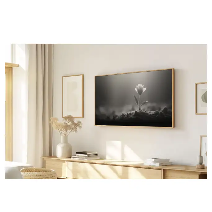 Quadro Decorativo N°182 - Panorâmico - Flor Solitária - Galix