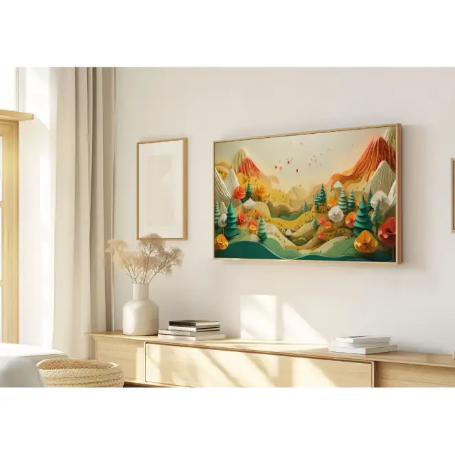 Quadro Decorativo N°241 - Panorâmico - Montanhas - Galix