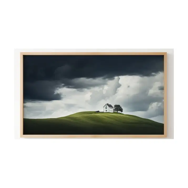 Quadro Decorativo N°243 - Panorâmico - Casa na Colina - Galix