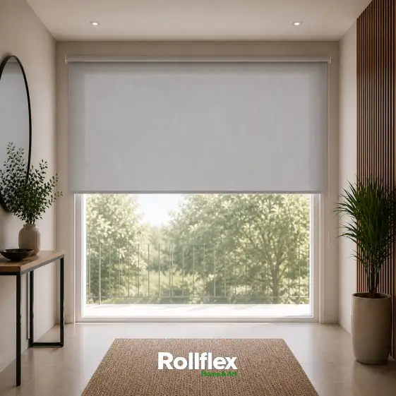 Cortina Persiana Rolô Solar 0% Cinza - Crey