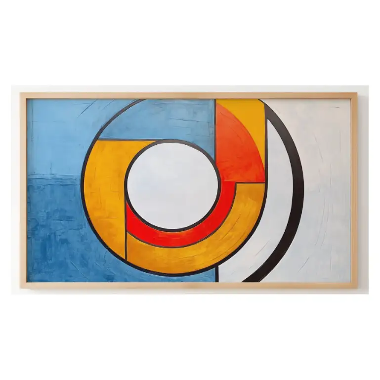 Quadro Decorativo N°90  - Panorâmico Construtivista - Galix