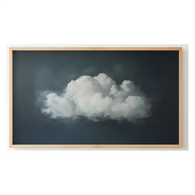 Quadro Decorativo N°189 - Panorâmico Nuvem Realista - Galix