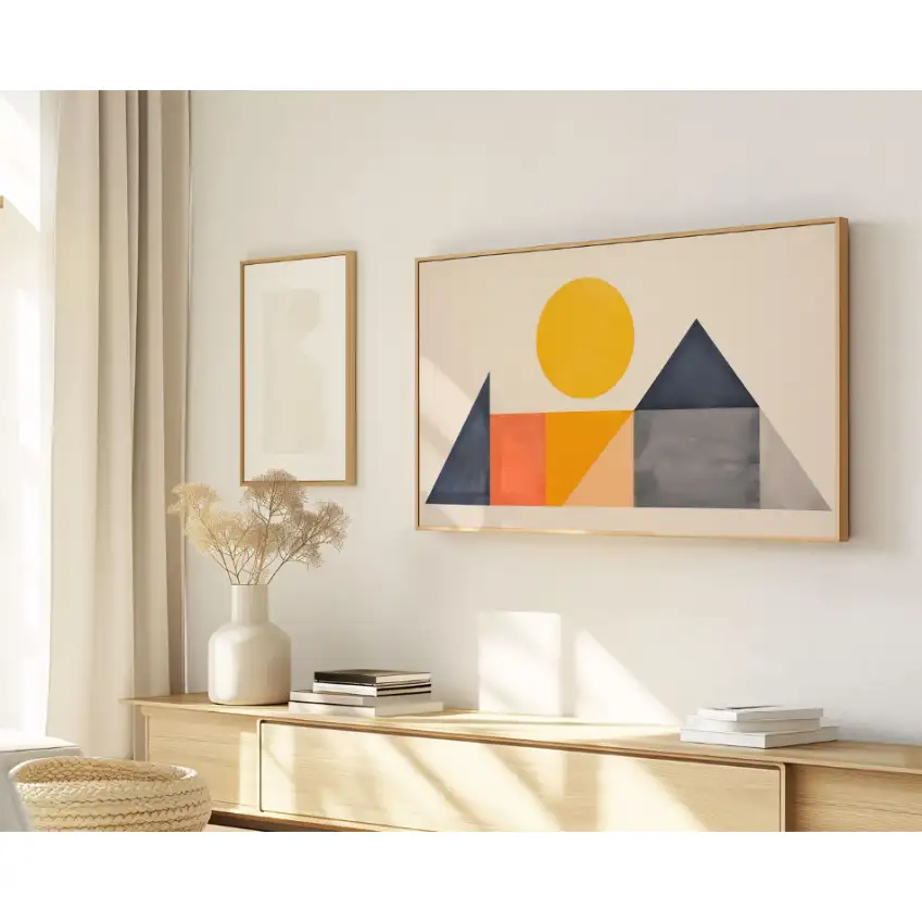 Quadro Decorativo N°83 - Sol Montanha - Galix