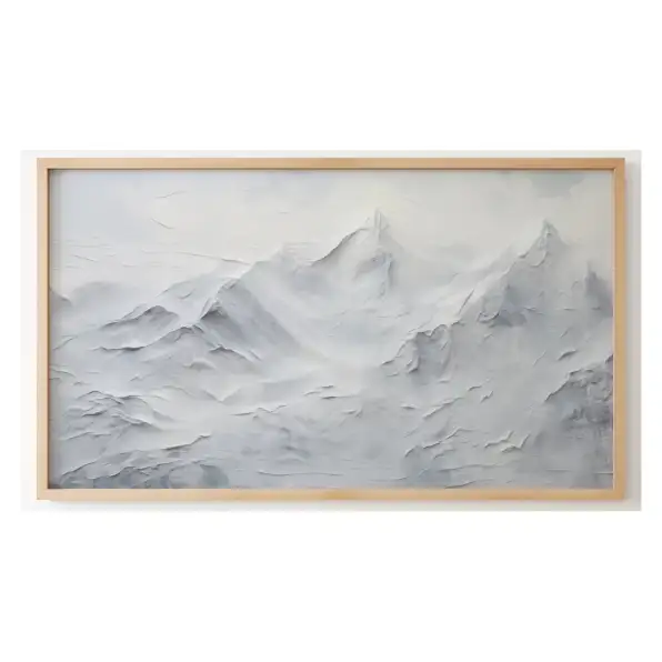 Quadro Decorativo N°200 - Panorâmico - Montanhas Nevadas - Galix