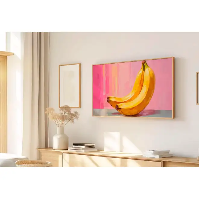 Quadro Decorativo N°122 - Panorâmico Cozinha Bananas - Galix