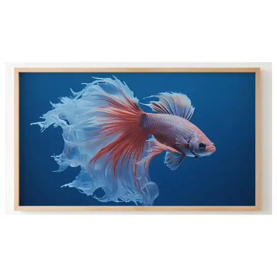 Quadro Decorativo N°46 - Panorâmico Peixe Betta - Galix
