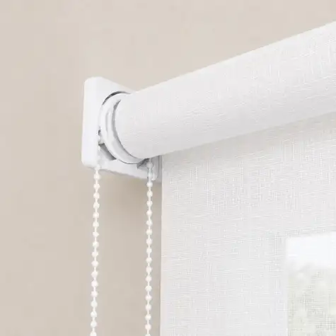 Cortina Persiana Rolô Solar 5% Branca Off-White