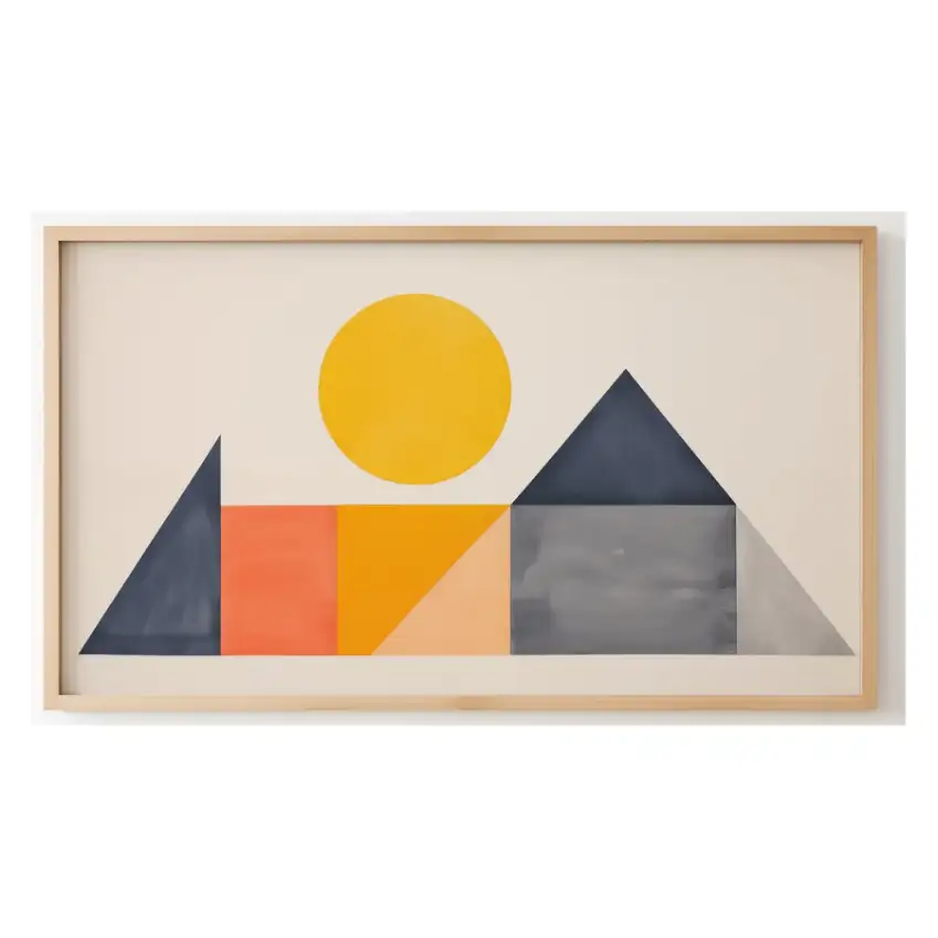 Quadro Decorativo N°83 - Sol Montanha - Galix