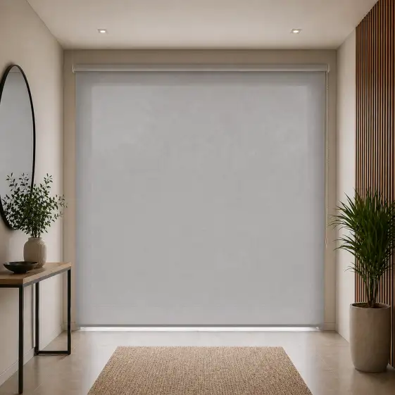 Cortina Persiana Rolô Solar 0% Cinza - Crey