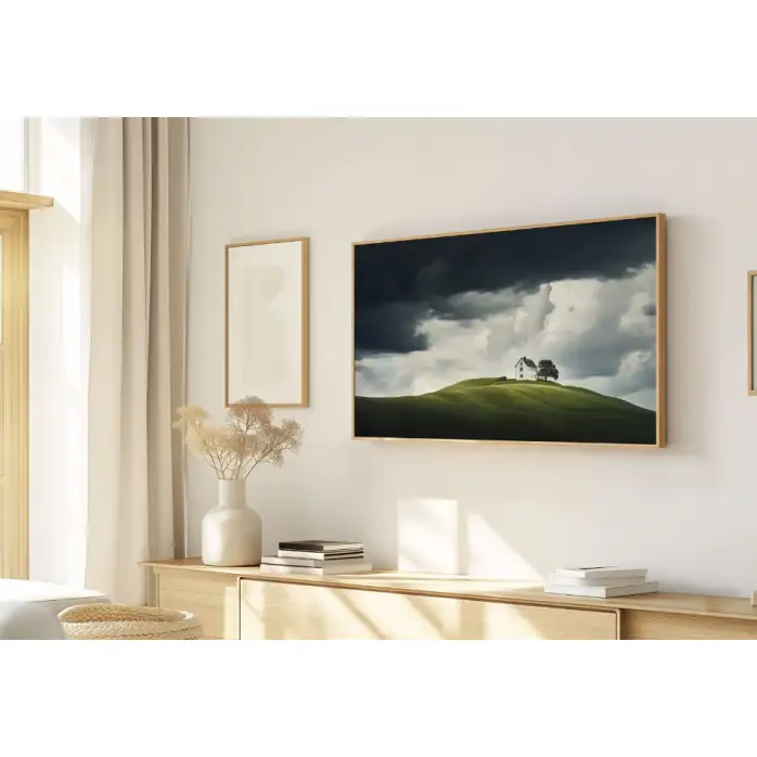 Quadro Decorativo N°243 - Panorâmico - Casa na Colina - Galix