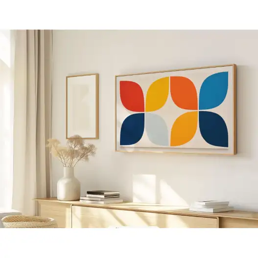 Quadro Decorativo N°66 - Panorâmico Abstrato - Galix
