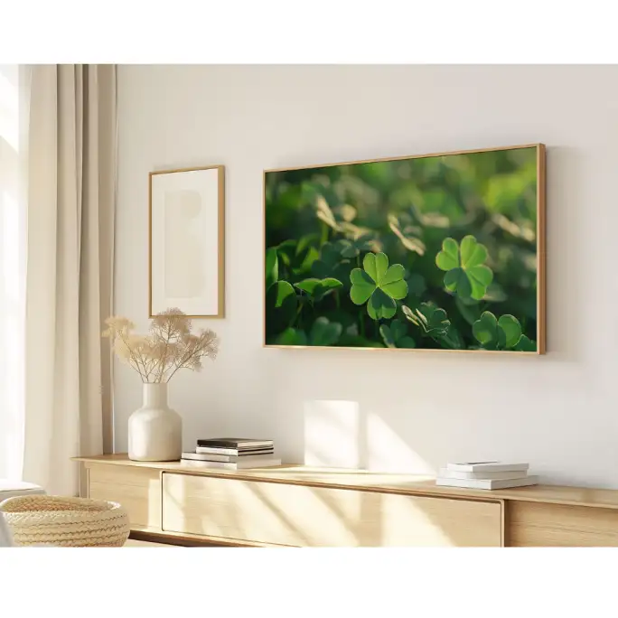 Quadro Decorativo N°142 - Panorâmico Botânico - Trevos - Galix
