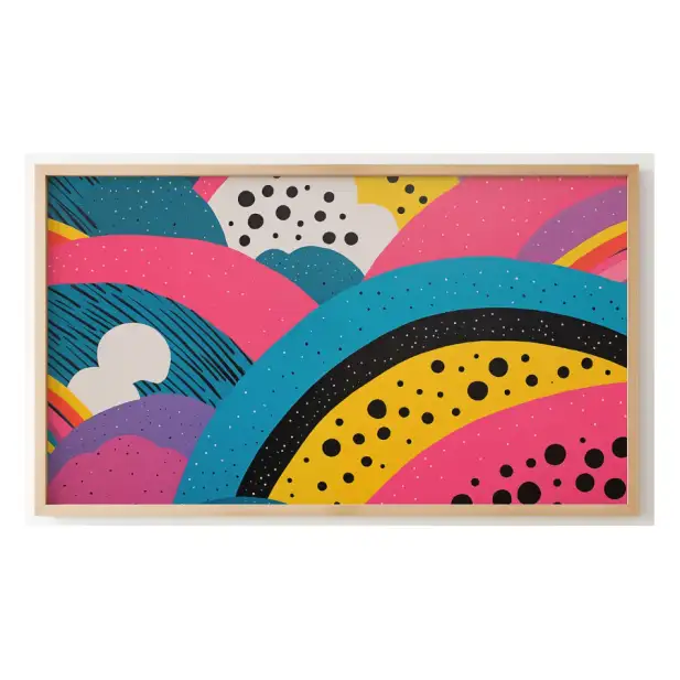 Quadro Decorativo N°12 - Panorâmico Pop-Art - Colorido - Galix
