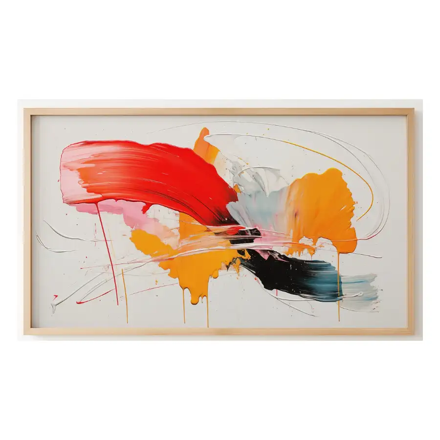 Quadro Decorativo Panorâmico - Nº1 - Impulso Cromático - Galix