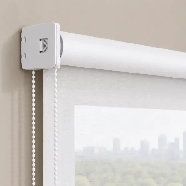 Cortina Persiana Rolô Solar 5% Branca Off-White