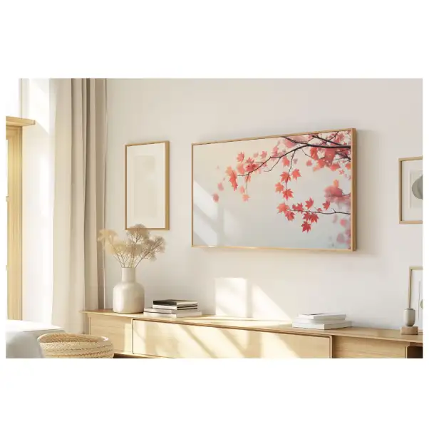 Quadro Decorativo N°161 - Panorâmico Botânico - Bordo Japonês - Galix