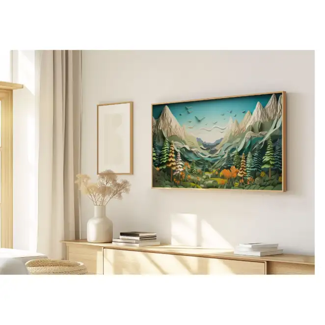 Quadro Decorativo N°227 - Panorâmico - Vale Verdejante - Galix