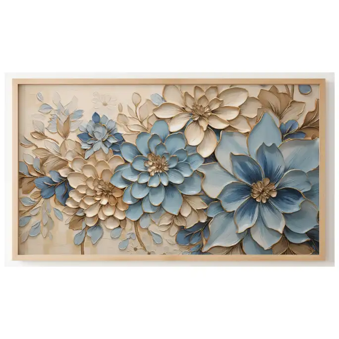 Quadro Decorativo N°177 - Panorâmico - Flores - Galix
