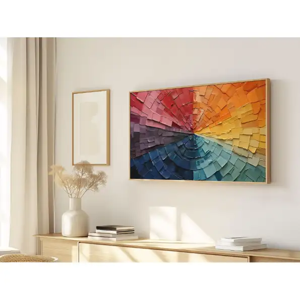 Quadro Decorativo N°57 - Panorâmico Abstrato -  Galix