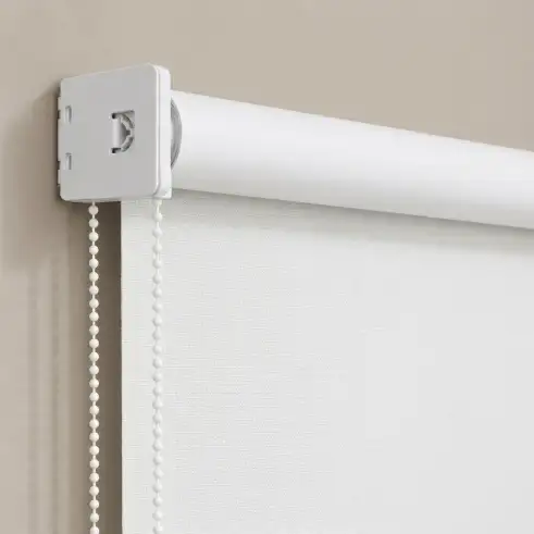 Cortina Persiana Rolô Solar 0% Branca Off-White - 100% de Privacidade