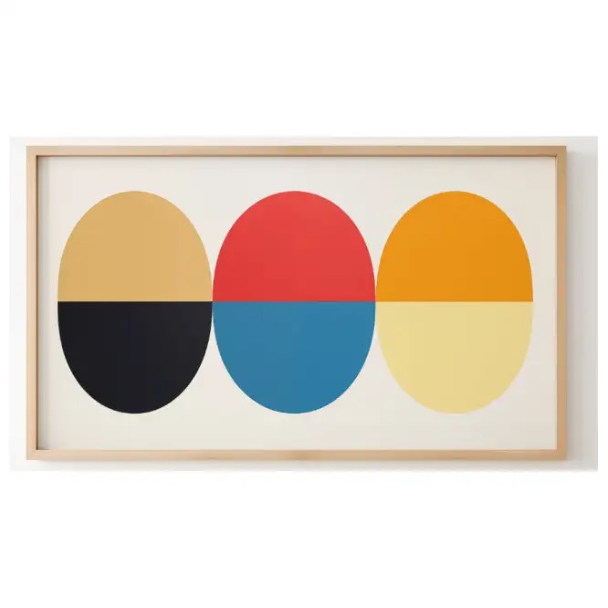Quadro Decorativo N°110 - Elipses - Galix
