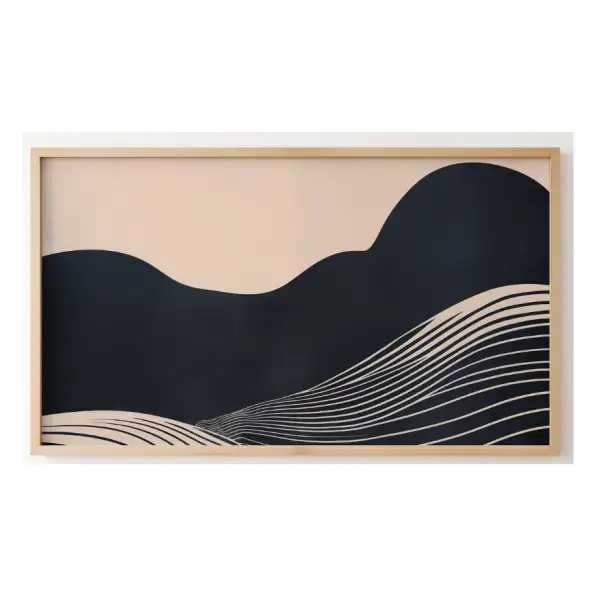 Quadro Decorativo N°98 - Panorâmico Abstrato - Linhas Solitárias - Galix