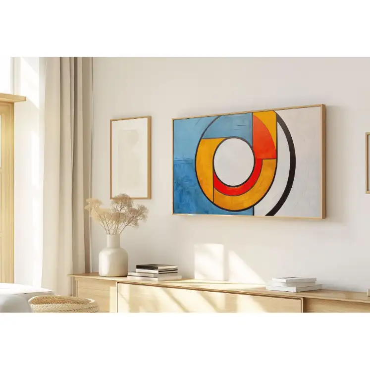 Quadro Decorativo N°90  - Panorâmico Construtivista - Galix