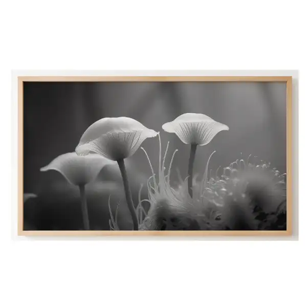 Quadro Decorativo N°157 - Panorâmico Botânico - Cogumelos - Galix