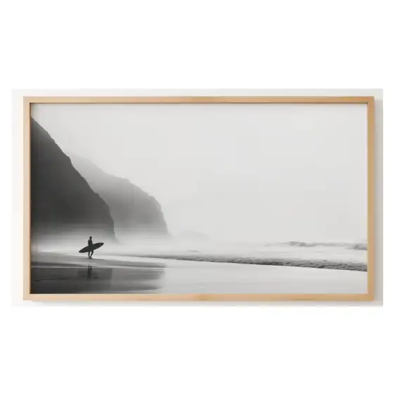 Quadro Decorativo N°199 - Panorâmico Surfista na Praia - Galix