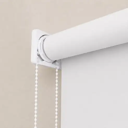 Cortina Persiana Rolô Solar 0% Branca Off-White - 100% de Privacidade