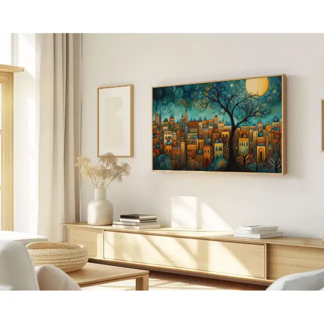 Quadro Decorativo N°239 - Panorâmico - Cidadela Antiga - Galix