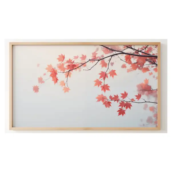 Quadro Decorativo N°161 - Panorâmico Botânico - Bordo Japonês - Galix