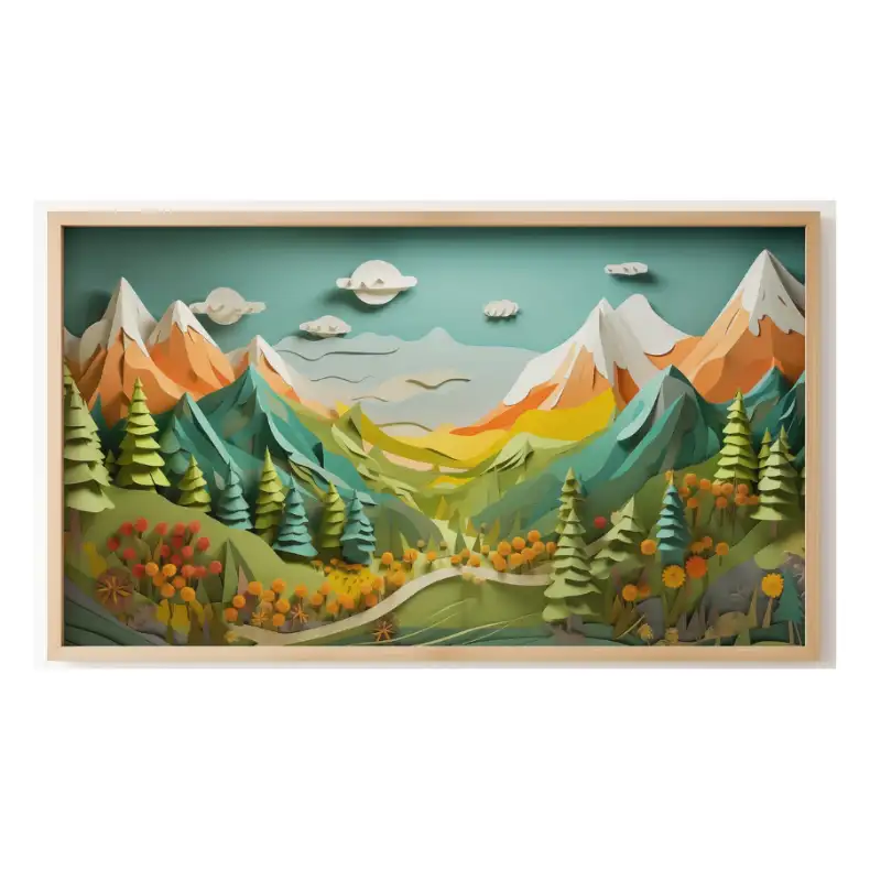 Quadro Decorativo N°215 - Panorâmico - Ondas do Mar - Galix
