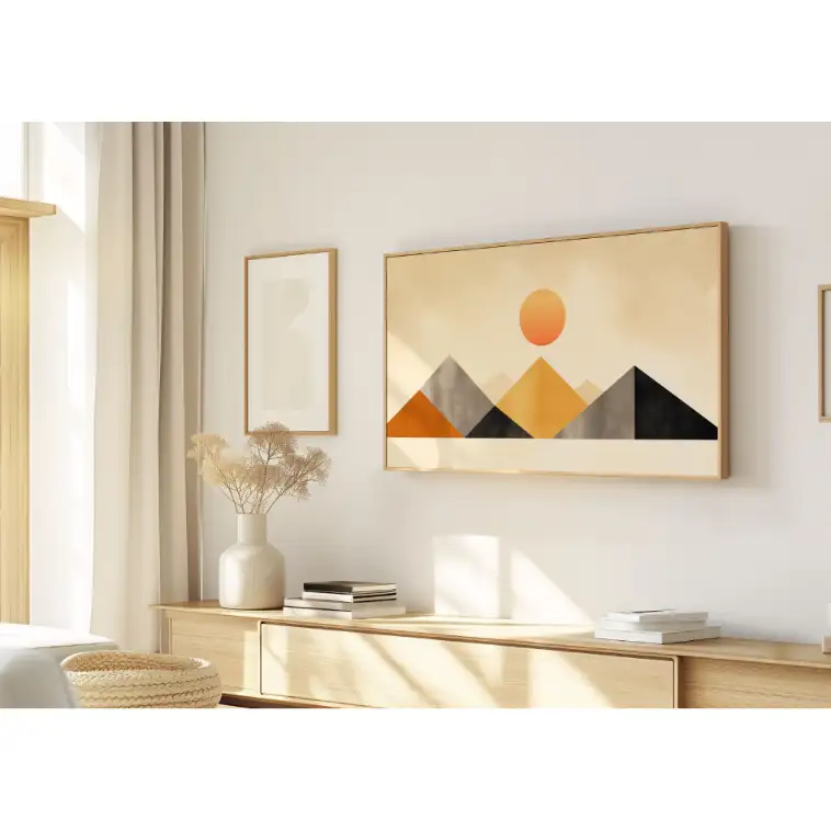 Quadro Decorativo N°91 - Sol Montanha - Galix