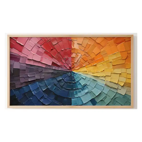 Quadro Decorativo N°57 - Panorâmico Abstrato -  Galix