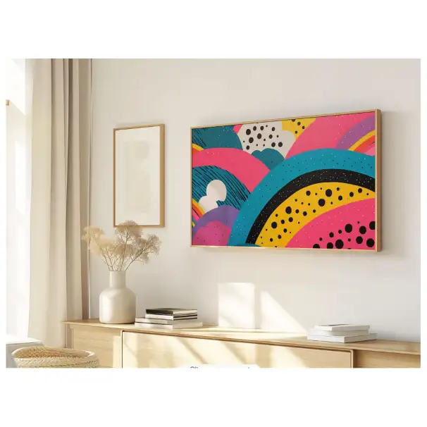 Quadro Decorativo N°12 - Panorâmico Pop-Art - Colorido - Galix