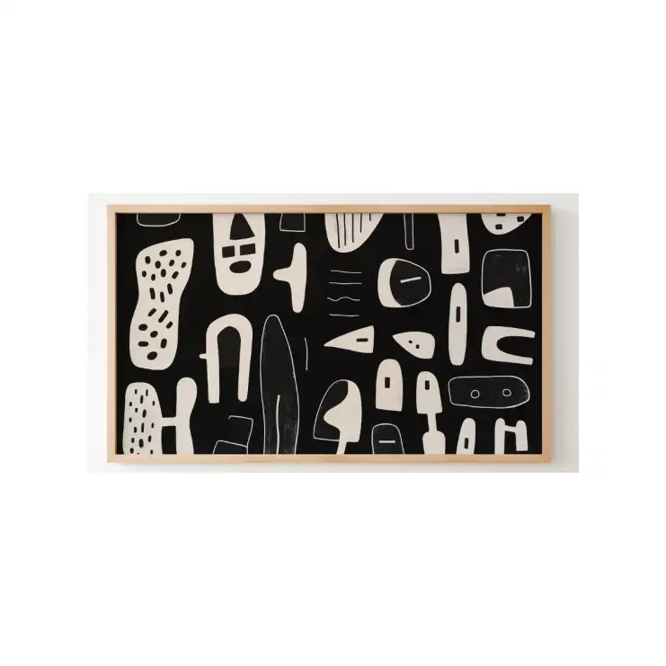 Quadro Decorativo N°17 - Panorâmico Primitivista - Galix